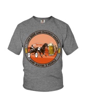 i like beer Harness racing Youth T-Shirt tile