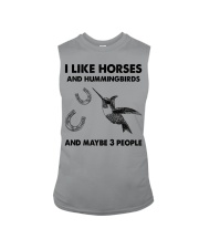 I Like Horses and hummingbirds Sleeveless Tee tile