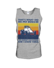Midget-car-racing-i-pet-dogs Unisex Tank tile
