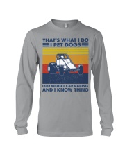 Midget-car-racing-i-pet-dogs Long Sleeve Tee tile