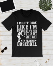 i might look like Classic T-Shirt lifestyle-mens-crewneck-front-17