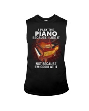 i play the piano Sleeveless Tee tile