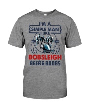 BOBSLEIGH LIKE BEER AND BOOBS Premium Fit Mens Tee tile