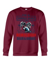 BOBSLEIGH LIKE BEER AND BOOBS Crewneck Sweatshirt tile