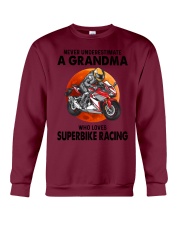superbike-racing-grandma Crewneck Sweatshirt tile