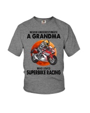superbike-racing-grandma Youth T-Shirt tile