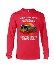 move over boys bus Long Sleeve Tee tile