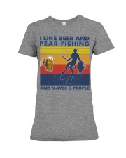 i-like-beer-Spear-fishing Premium Fit Ladies Tee tile