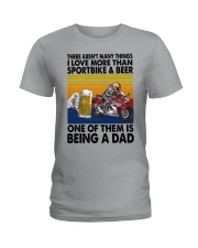 love more than sportbike Ladies T-Shirt tile