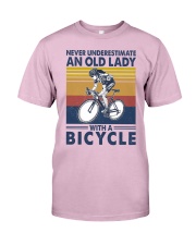 Never Old Lady Cycling Classic T-Shirt tile