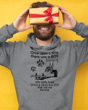 Drag Racing Once Upon Hooded Sweatshirt apparel-hooded-sweatshirt-lifestyle-front-67