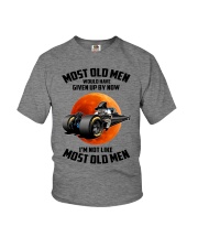 most old men drag racing Youth T-Shirt tile