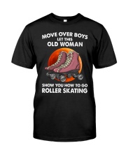 move over boys roller skating Premium Fit Mens Tee tile