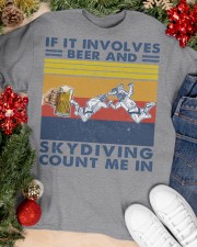beer-involeves-skydiving Classic T-Shirt apparel-classic-tshirt-lifestyle-front-81