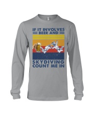 beer-involeves-skydiving Long Sleeve Tee tile