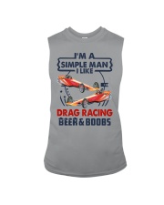 I LIKE BEER AND BOOBS DRAG RACING Sleeveless Tee tile