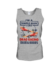 I LIKE BEER AND BOOBS DRAG RACING Unisex Tank tile