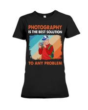 photography best solution olm Premium Fit Ladies Tee tile
