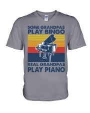 Piano Some Grandpas V-Neck T-Shirt tile