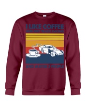 ilike coffee Dirt track racing Crewneck Sweatshirt tile