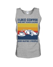 ilike coffee Dirt track racing Unisex Tank tile
