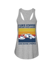 ilike coffee Dirt track racing Ladies Flowy Tank tile