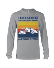 ilike coffee Dirt track racing Long Sleeve Tee tile