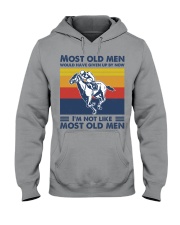 most old men horse racing Hooded Sweatshirt front