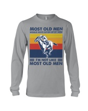 most old men horse racing Long Sleeve Tee tile