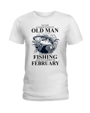 02 fishing olm Ladies T-Shirt tile