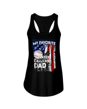 call me dad Ladies Flowy Tank tile