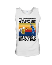 love more than cricket Unisex Tank tile