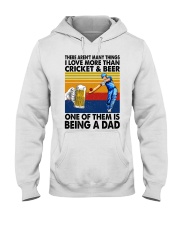 love more than cricket Hooded Sweatshirt tile