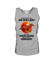 02 horse racing olwm Unisex Tank tile