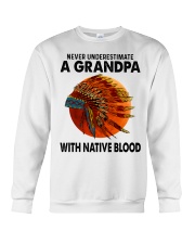native-american-grandpa Crewneck Sweatshirt tile