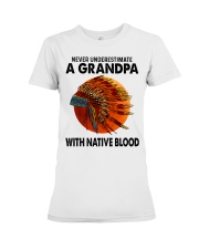 native-american-grandpa Premium Fit Ladies Tee tile