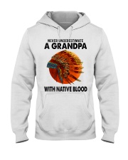 native-american-grandpa Hooded Sweatshirt tile