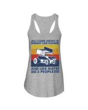 all-i-care-about-midget-car-racing Ladies Flowy Tank tile
