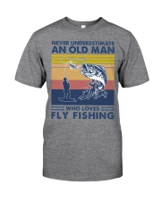 never-vintage-fly-fishing-oldman Classic T-Shirt front