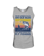 never-vintage-fly-fishing-oldman Unisex Tank tile
