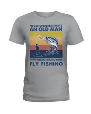 never-vintage-fly-fishing-oldman Ladies T-Shirt tile