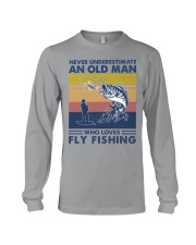 never-vintage-fly-fishing-oldman Long Sleeve Tee tile