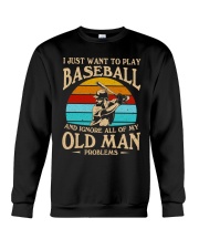 play baseball Crewneck Sweatshirt tile