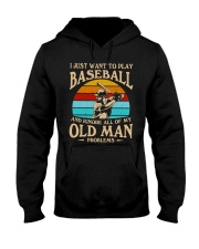 play baseball Hooded Sweatshirt tile