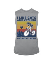 Cycling Like Cats Sleeveless Tee tile