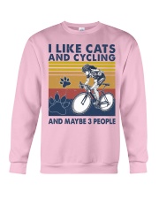 Cycling Like Cats Crewneck Sweatshirt tile