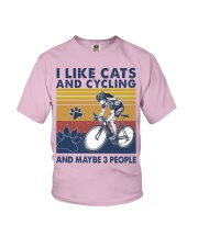 Cycling Like Cats Youth T-Shirt tile