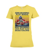 real grandpas drag racing Premium Fit Ladies Tee tile