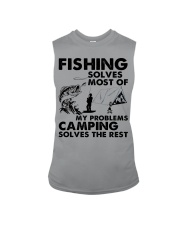 fishing-camping-sovles-most-v1 Sleeveless Tee tile