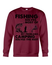 fishing-camping-sovles-most-v1 Crewneck Sweatshirt tile